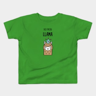 Llama Bright Lime Kids T-Shirt